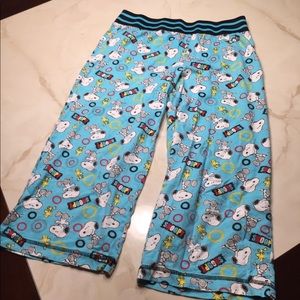 Snoopy crop sleep pants
